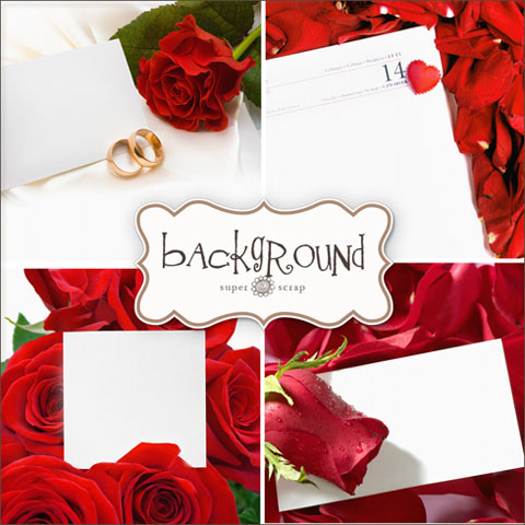 Greeting Card with Roses